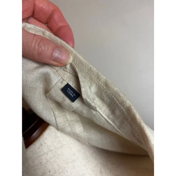 Men's J.Crew Beige Linen Sport Coat & Blazer NWT casual sporty designer - Picture 9 of 9